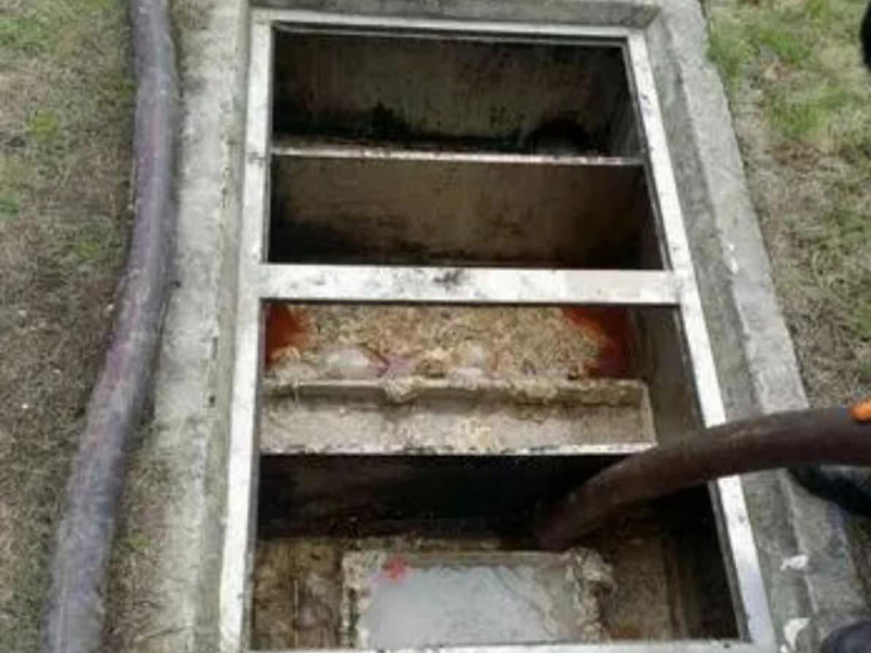 通道隔油池清理