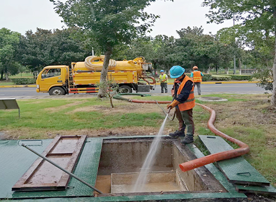 通道化油池清理