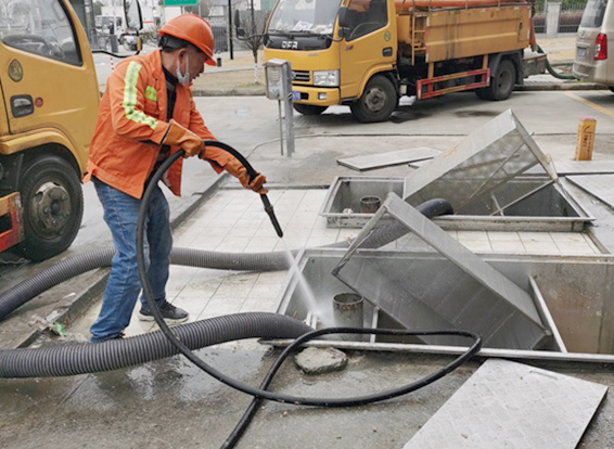 通道隔油池清理